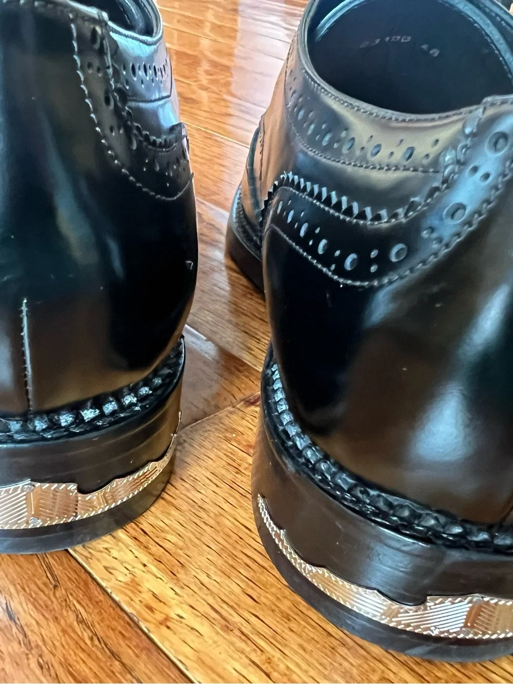 TOGA VIRILIS Men’s Shoes Polido Front Tassel Leather Brogues Size 13 (46 EU)